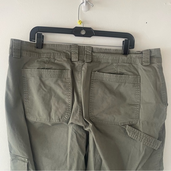 Abercrombie & Fitch Green Relaxed Carpenter Cargo Pants 37248 - Picture 5 of 13
